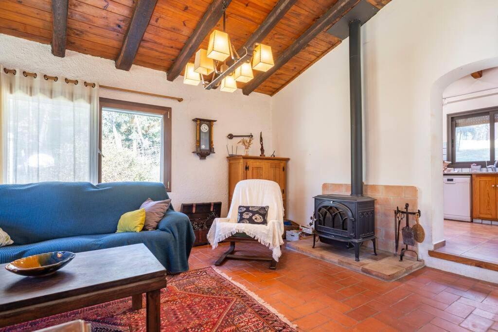 Casa Con Piscina Cerca De Girona Villa ภายนอก รูปภาพ